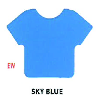 Siser HTV Vinyl Sky Blue Easy Weed 12"X15" Sheet